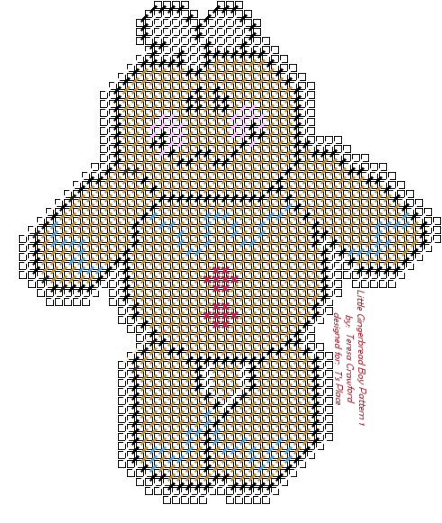 Little Gingerbread Boy Pattern 1