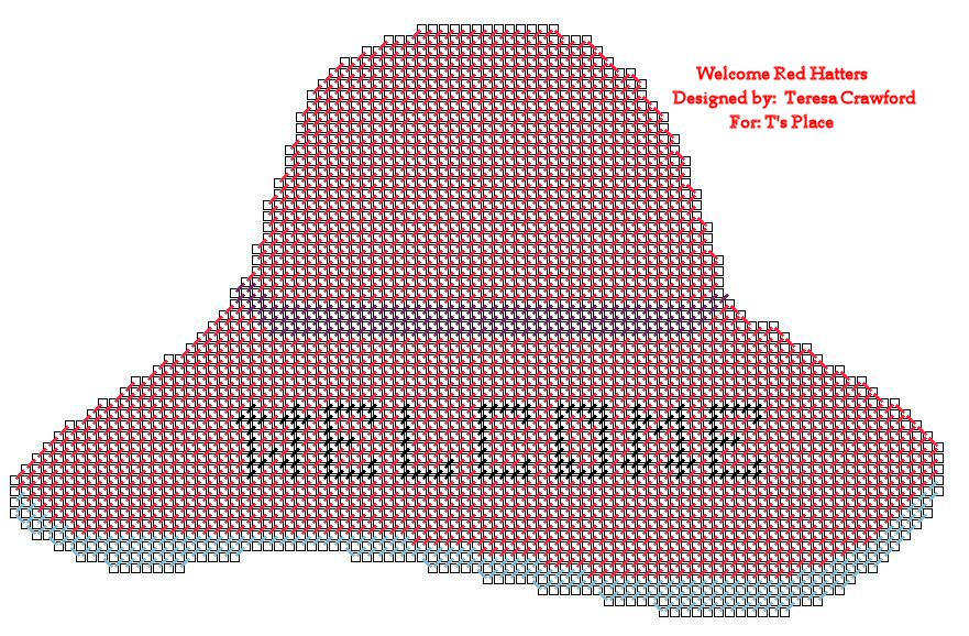Welcome Red Hatters Pattern