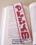 Candy Cane Dream Bookmark